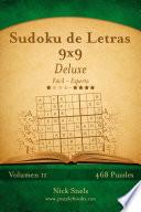 Sudoku De Letras 9×9 Deluxe   De Fácil A Experto   Volumen 11   468 Puzzles
