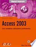 Manual Avanzado De Microsoft Office Access 2003