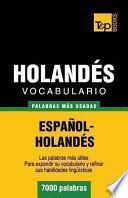 Vocabulario Espanol Holandes   7000 Palabras Mas Usadas