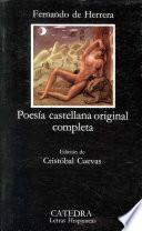 Poesía Castellana Original Completa