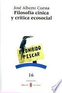 Filosofía Cínica Y Crítica Ecosocial