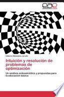 Intuición Y Resolución De Problemas De Optimización