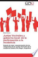 Juntas Vecinales Y Gobierno Local