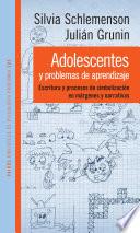 Adolescentes Y Problemas De Aprendizaje