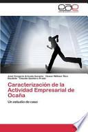 Caracterización De La Actividad Empresarial De Ocaña