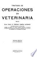 Tratado De Operaciones En Veterinaria…