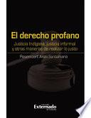 El Derecho Profano