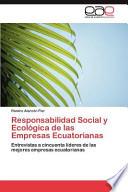 Responsabilidad Social Y Ecológica De Las Empresas Ecuatorianas