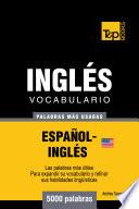 Vocabulario Español Inglés Americano   5000 Palabras Más Usadas