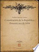 Constitución De La República Dominicana De 1994