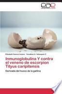 Inmunoglobulina Y Contra El Veneno De Escorpion Tityus Caripitensis