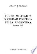 Poder Militar Y Sociedad Política En La Argentina