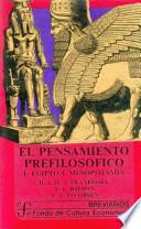 El Pensamiento Prefilosófico