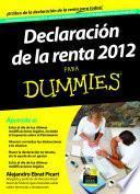 Declaración De La Renta 2012 Para Dummies