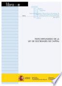 Texto Refundido De La Ley De Sociedades De Capital