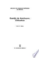Guarijío De Arechuyvo, Chihuahua