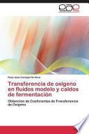 Transferencia De Oxígeno En Fluidos Modelo Y Caldos De Fermentación