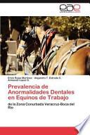 Prevalencia De Anormalidades Dentales En Equinos De Trabajo