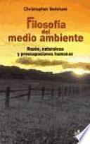 Filosofía Del Medio Ambiente