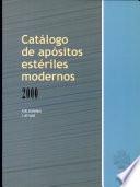 Catálogo De Apósitos Estériles Modernos 2000