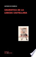 Gramtica De La Lengua Castellana