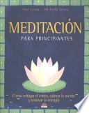 Meditación Para Principiantes