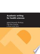 Academic Writing For Health Sciences