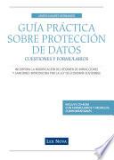 Guía Práctica Sobre Protección De Datos: Cuestiones Y Formularios (e Book)