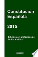 Constitución Española 2015