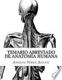 Temario Abreviado De Anatomia Humana