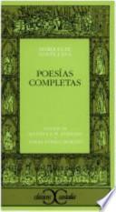 Poesías Completas   Marqués De Santillana .