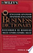 Wiley S English Spanish, Spanish English Business Dictionary