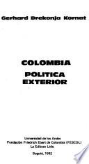 Colombia, Política Exterior