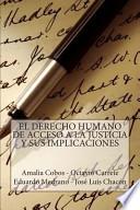 El Derecho Humano De Acceso A La Justicia Y Sus Implicaciones