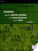 Estadística, Ciencias Sociales, Del Comportamiento Y De La Salud