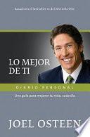 Lo Mejor De Ti Diario Personal / Become A Better You Journal