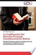 La Codificación Del Derecho Procesal Constitucional En Bolivi