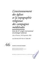 L Des églises Et La Topographie Religieuse Des Campagnes Médiévales