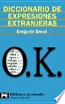 Diccionario De Expresiones Extranjeras