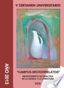 V Certamen Universitario “campus Microrrelatos”