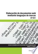 Uf1841   Elaboración De Documentos Web Mediante Lenguajes De Marca