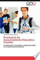 Prontuario De Asesoramiento Educativo Familiar