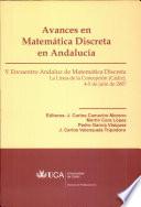 V Encuentro Andaluz De Matemática Discreta