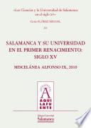 «las Ciencias Y La Universidad De Salamanca En El Siglo Xv»