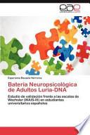 Batería Neuropsicológica De Adultos Luria Dn