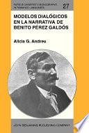 Modelos Dialógicos En La Narrativa De Benito Pérez Galdós