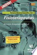 Fisioterapeutas. Temario Materia Específica. Volumen 1. Servicio Aragonés De Salud