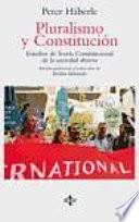 Pluralismo Y Constitución
