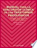 Manual Para La Evaluación Clínica De Los Trastornos Psicológicos