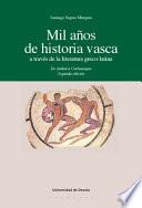 Mil Años De Historia Vasca A Través De La Literatura Grecolatina